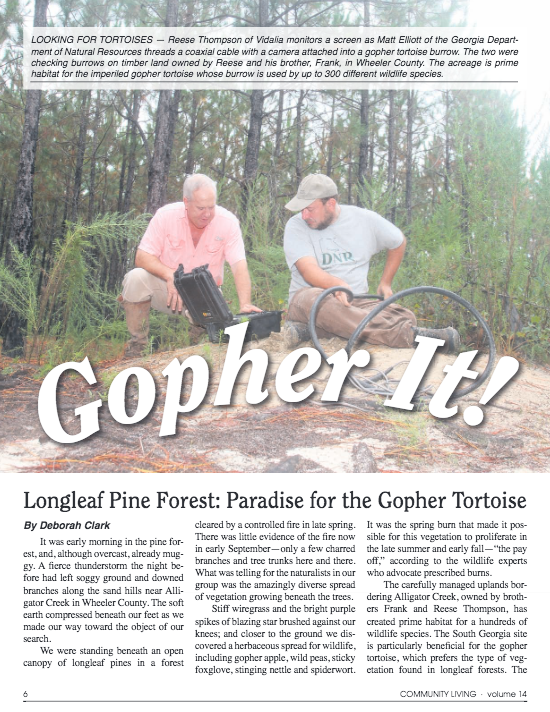 Gopher It! Article Gopher It! Article