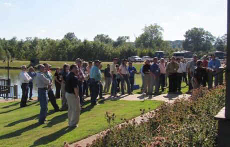 Group photo of people attending a PLPD event