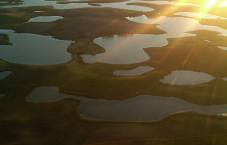 South Dakota land - aerial view