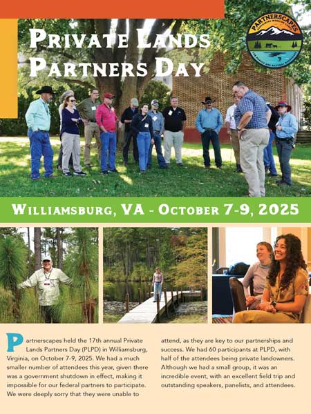 Private Lands Partners Day Summary Report 2025